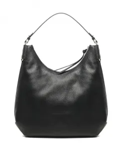 Сумка из зернистой кожи Coccinelle, черный