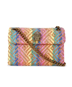 Радужная мини-сумка Кенсингтон через плечо Kurt Geiger, мультиколор