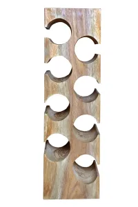 Винная полка SIT, вмещает до 6, 8 или 10 бутылок (в зависимости от версии) 18х70х21 см, цвет Natur