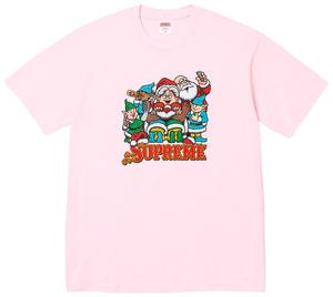 Футболка Supreme Naughty Tee, светло-розовая