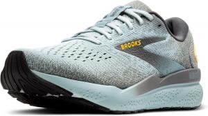Мужские нейтральные беговые кроссовки Brooks Ghost 16, серый/золотой