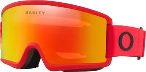 Oakley Unisex - взрослые очки Target Line M Snow Goggle, Redline Strap/Fire Iridium Lens
