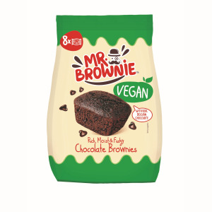 Шоколадные бисквиты с кусочками шоколада подходит для веганов Mr. Brownie, 200 г