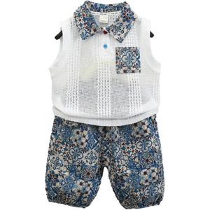 Детская спортивная одежда с лацканами и коротким рукавом PROTECTCAMEL, белый