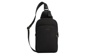 COACH Элана Гладкая телячья кожа мужская черная сумка через плечо