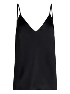 Топ с V-образным вырезом Brunello Cucinelli, черный