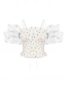 Льняная блузка Sleeper, белый