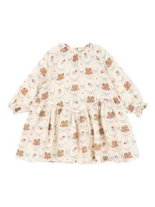 Платье с длинными рукавами Konges Sløjd, бежевый