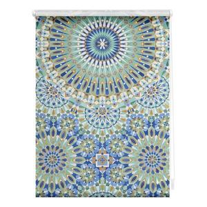 Рулонные шторы Lichtblick Orientalisches Muster, 120x150x6 см, синий/зеленый