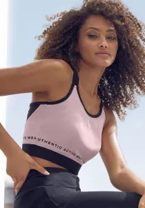 Укороченный топ Vivance active "-спортивный топ" со спинкой-борцовкой, розовый