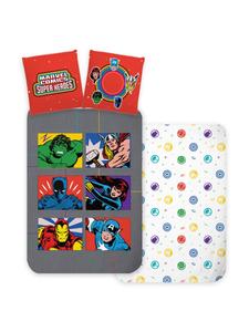 Детское постельное белье Symbols 100x135 см, 40x60 см Marvel, 100x135 см