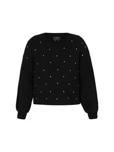 Женский свитер черного цвета faina