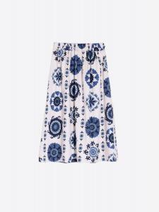 Юбка Suzani Azul белого/синего цвета Vilagallo