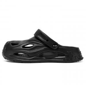 B+AB Мужские черные закрытые тапочки на мягкой подошве EVA для улицы, цвет Black
