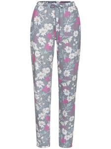 Пижамные брюки с серо-розовым цветочным принтом VIVANCE DREAMS