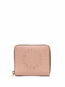 Кошелек Stella Logo с круговой молнией STELLA MCCARTNEY, розовый