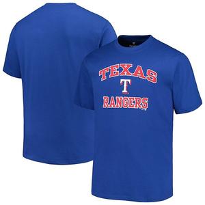 Футболка Men's Royal Texas Rangers Big & Tall Heart & Soul Profile