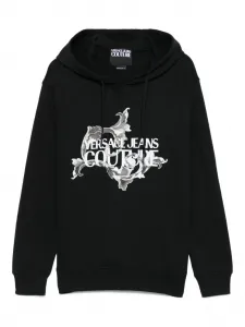 Худи с логотипом Versace Jeans Couture, черный