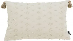 Done. декоративная подушка "Луиза", однотонная, на молнии, чехол без наполнителя, 1 шт 40х60 см, бежевый