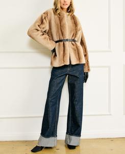 Женская куртка с круглым вырезом Line & Dot, Latte