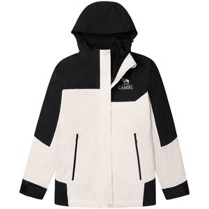 Капсула Ветровки Куртки женские Camel, цвет Warm White/Phantom Black