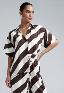 Блузка на пуговицах BARCELONA  BWLDR, коричневый