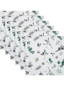 Redbest  Хлопковые салфетки, 6 штук, натуральный зеленый цвет