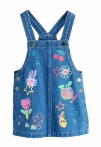 Джинсовое платье-сарафан Next, Mid Blue Character