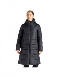 Зимнее пальто Distinguish Baffle с капюшоном черного цвета Dare 2b