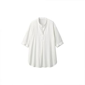 Рубашка-туника женская Muji с полурукавами, светло-розовый