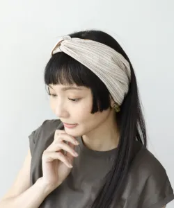 Тюрбан с крестом «Три-четыре времени/Тонкая граница» Three Four Time, цвет Brown