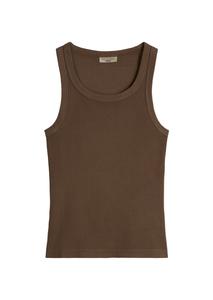 Marc O'Polo DENIM Топ в темно-коричневом цвете