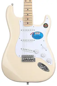 Fender Jimmie Vaughan Tex-Mex Stratocaster - Олимпийский белый с грифом из клена