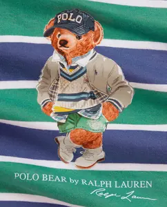 Детский комплект для мальчика из хлопка с футболкой и шортами Polo Ralph Lauren, мультиколор