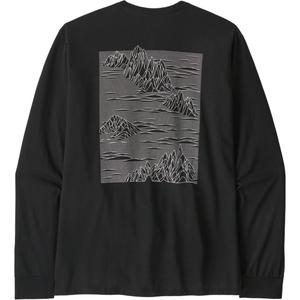 Футболка-толстовка Responsibili Tee мужская Patagonia, черный