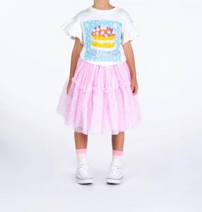 Детская юбка из тюля в розовый горошек ROCK YOUR BABY