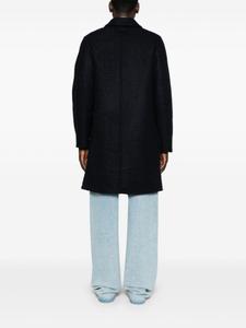 Givenchy однобортное пальто, синий