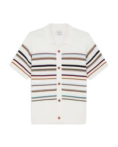 Полосатый свитер-поло Paul Smith, слоновая кость/кремовый