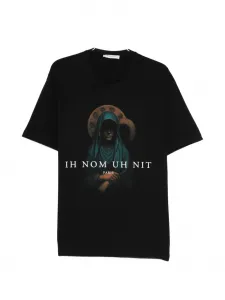 Футболка с принтом "Святая Мария" Ih Nom Uh Nit, черный