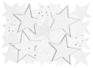 Набор столика текстильный тканый  X-Mas, белый