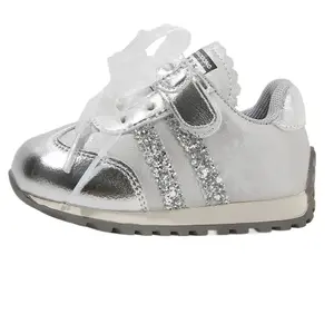 Нескользящие низкие туфли для малышей (для младенцев и малышей) MAIBUXIONG, серебряный