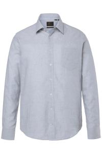 JP1880 Рубашка на пуговицах комфортного кроя в светло-голубом цвете