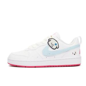 Court Borough Spot Puppy нескользящие устойчивые к истиранию низкие детские скейтбординг кроссовки Blue White для подростков Nike, голубой