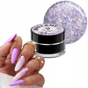 Victoria Vynn Brillant Gel Princess 53 Trifle Glitter Gel Puderek