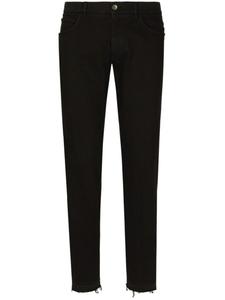 Dolce & Gabbana узкие джинсы с эффектом потертости