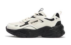 Кроссовки 361° Ode Lifestyle Shoes Women's Low-top Oat Milk/obsidian Black, черный