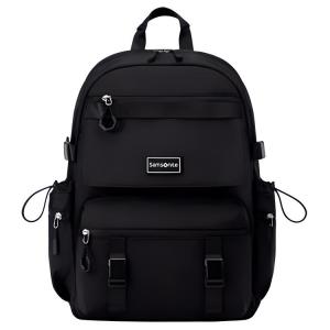 Samsonite Тканевый рюкзак среднего размера унисекс черный бежевый, Black