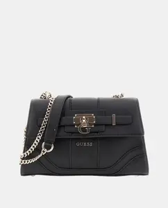 Сумка через плечо с магнитным застежкой Guess, черный