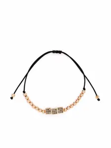 Браслет из розового золота с бриллиантами Anil Arjandas, розовый