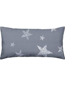 Наволочка из тонкой фланели серого цвета Erwin Müller, 40 x 80 см